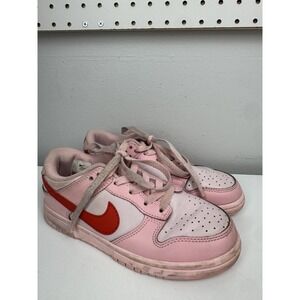 Girls Nike Dunk Low Archeo Pink 5Y Women's 6.5 Pink Red Sneakers‎